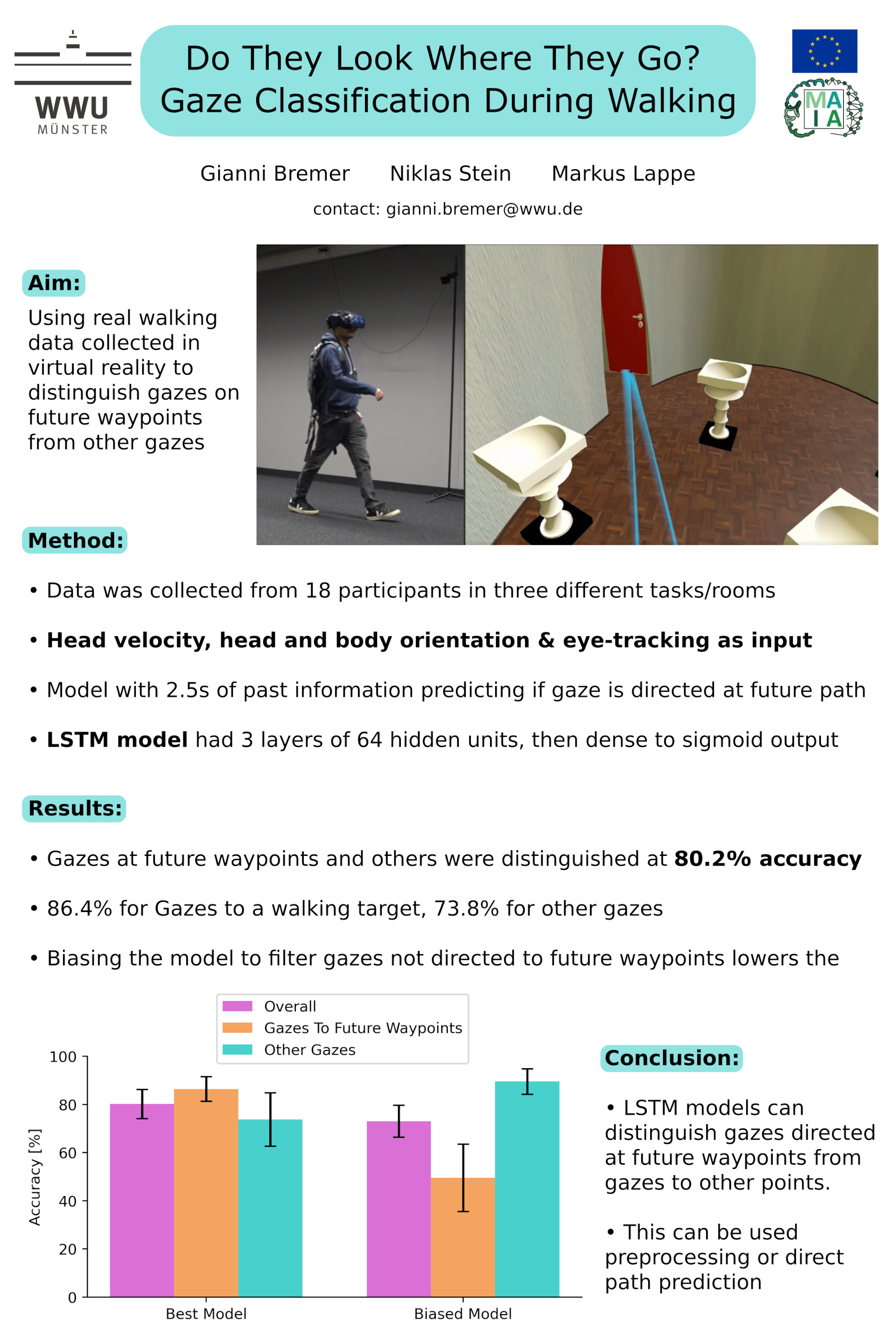 NeurIPS Do They Look Where They Go? Gaze Classification During Walking